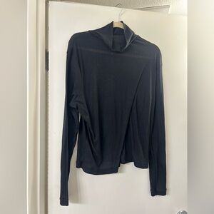 H&M Black Long Sleeve Top